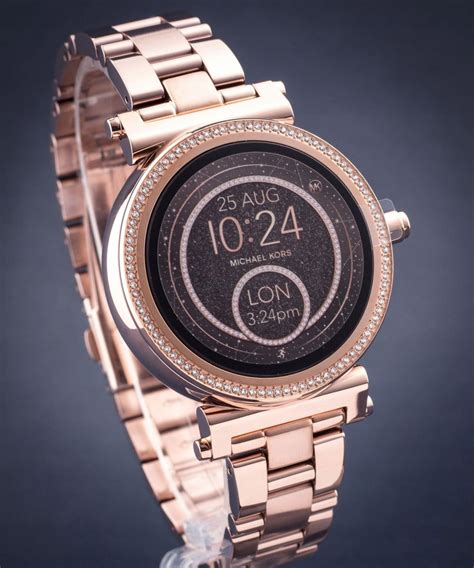 michael kors smartwatch zwart|michael kors unisex smart watch.